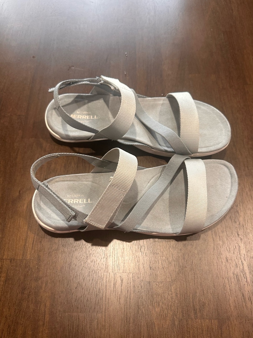 Merrell District 3 Strap Web Sandals Monument Gray Women’s Size 9 - Picture 4 of 8